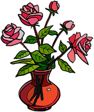 300x359 Rose Clipart Animated