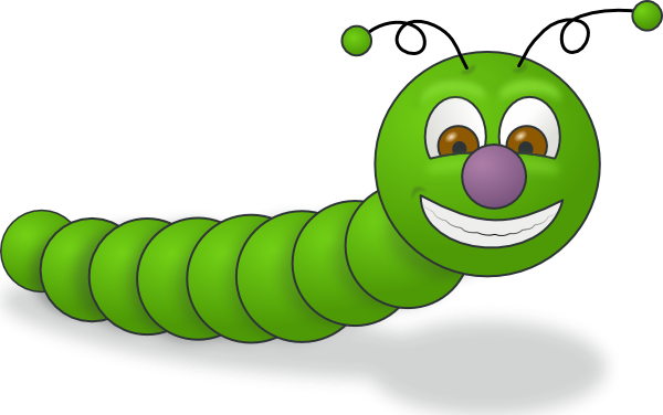 600x376 Green Worm Clip Art