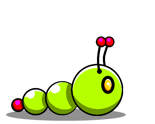 500x400 Worm Clipart Animated