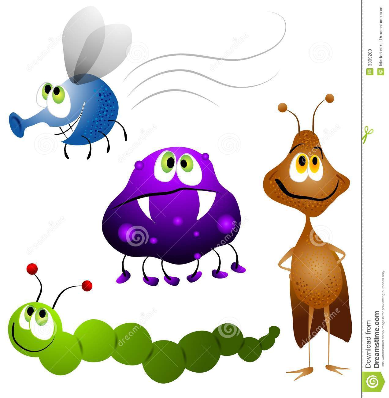 1272x1300 Animated Insect Clipart