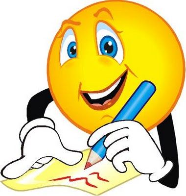 380x400 Writing Clip Art
