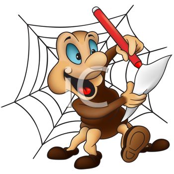 350x350 Animated Spider Clip Art