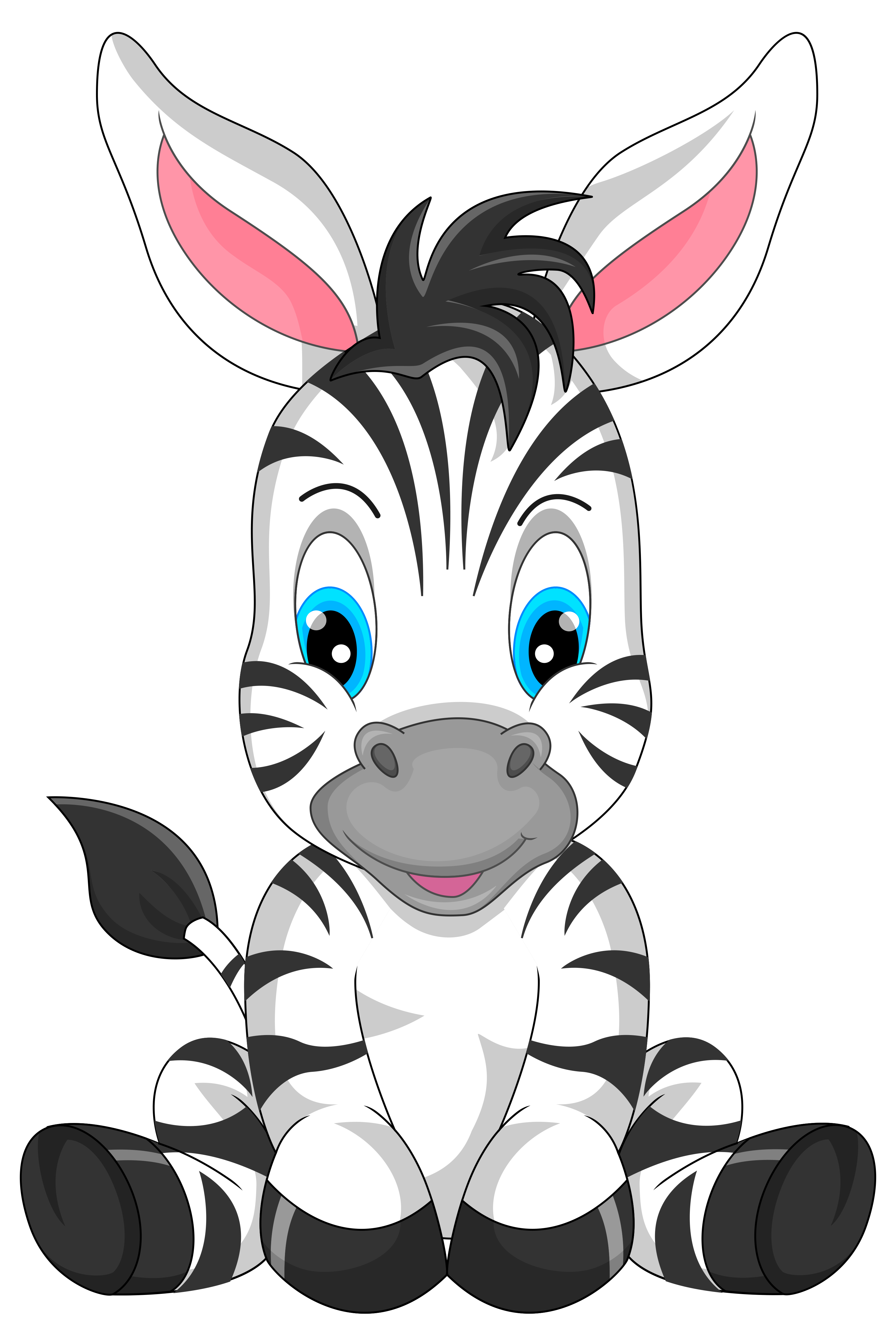 3295x4932 Cute Zebra Cartoon Png Clipart Imageu200b Gallery Yopriceville