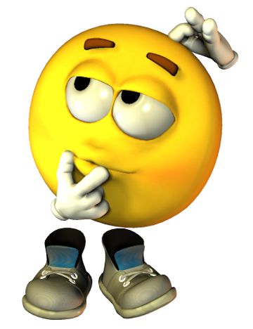 360x468 Smiley Face Thinking Clipart