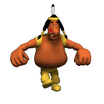 350x350 Native American Clipart Animated Gif