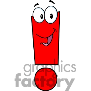 300x300 Animated Exclamation Mark Clipart