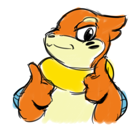 441x422 Thumbs Up Buizel By Keijimatsu