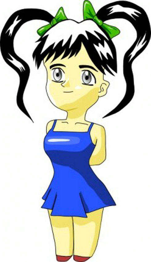 490x850 Anime Chinese Girl Clip Art Cliparts