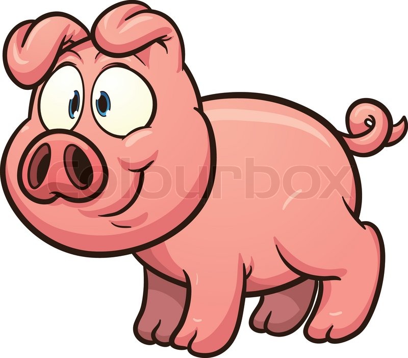 800x701 Cartoon Pigs Clipart