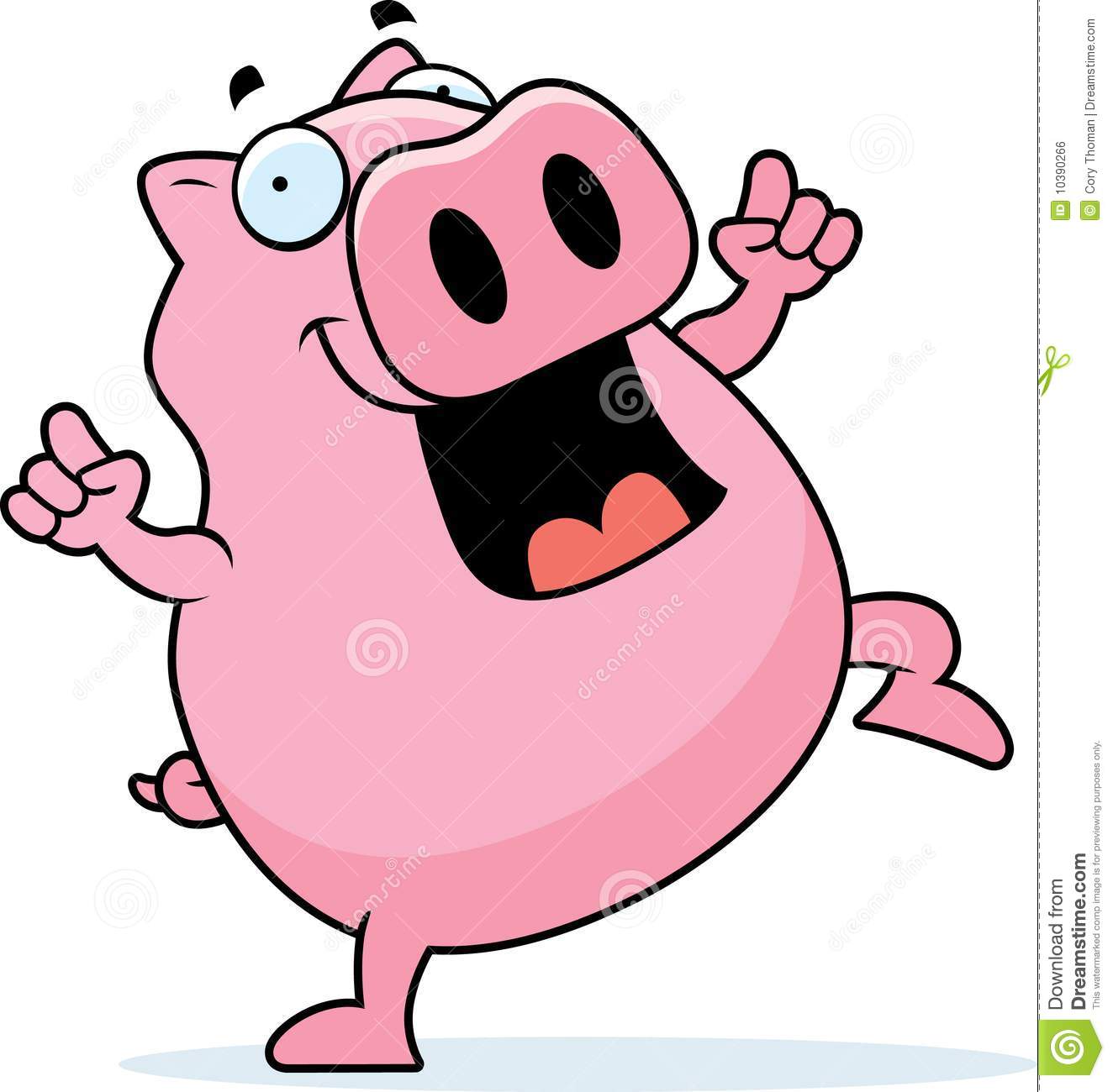 1324x1300 Clipart Dancing Pig