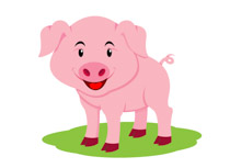 210x153 Free Pig Clipart