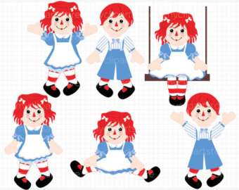340x270 Raggedy Ann Clipart Etsy