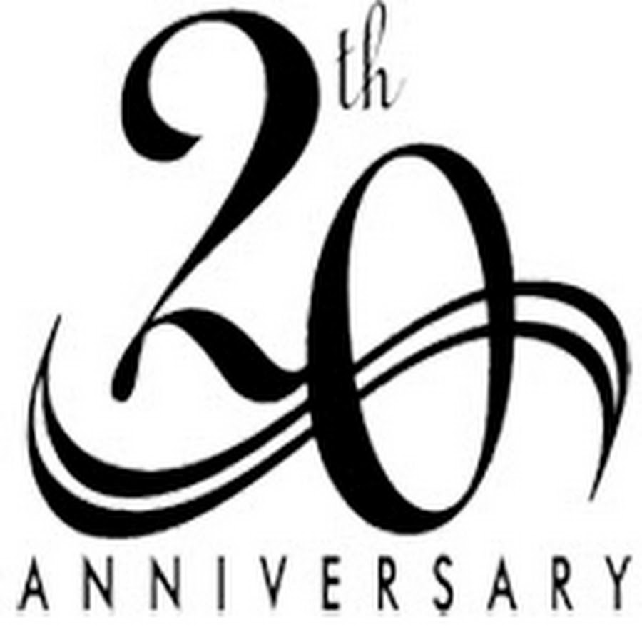 900x900 20th Anniversary Clipart
