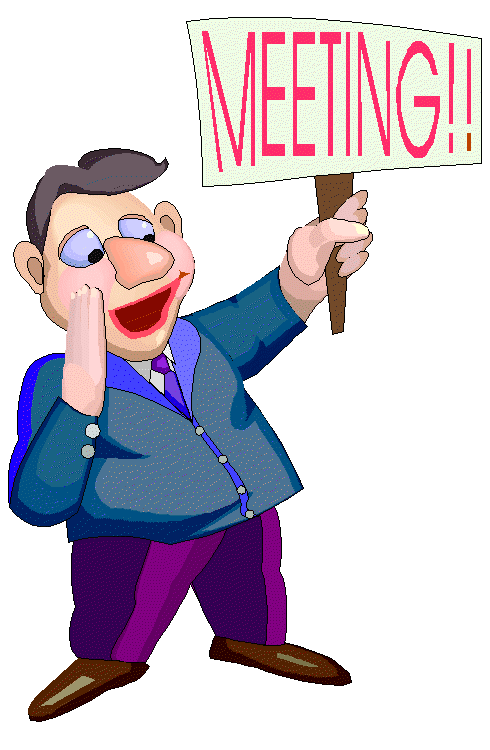 490x750 Meeting Announcement Clipart