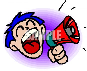 350x283 Big Announcement Clipart