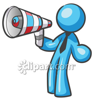 325x350 School Announcement Speaker Clipart