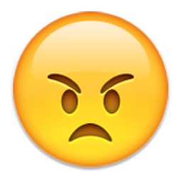 256x256 Anger Clipart Emoji