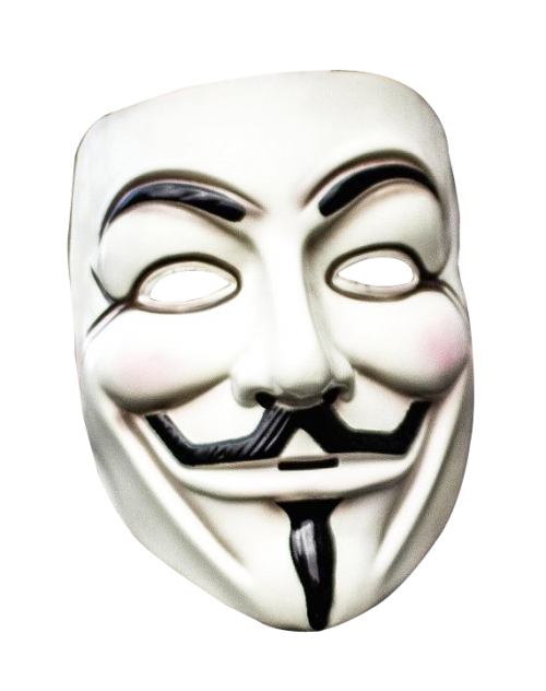 500x632 Anonymous Mask Png Transparent Image