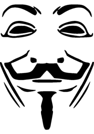 190x270 Anonymous Mask T Shirt D.f.a. Designs