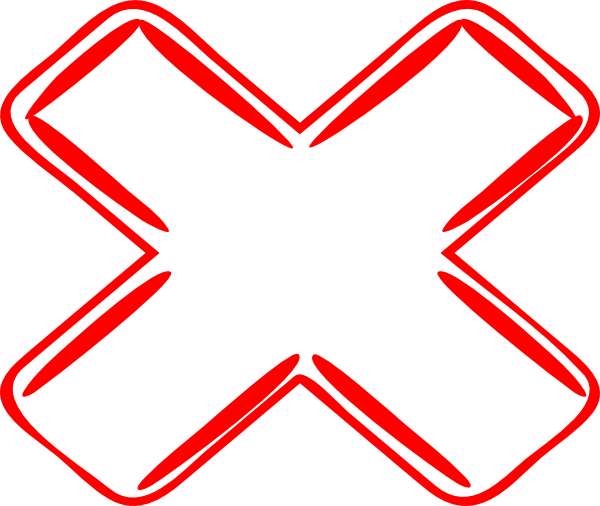 600x506 Incorrect Answers Transparent Clip Art