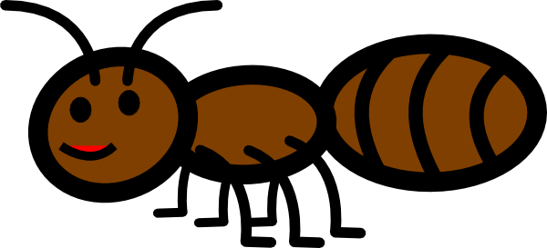 600x273 Brown Ant Clip Art
