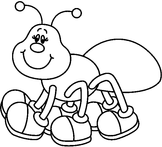 563x513 Ant Black And White Carson Dellosa Black And White Clipart