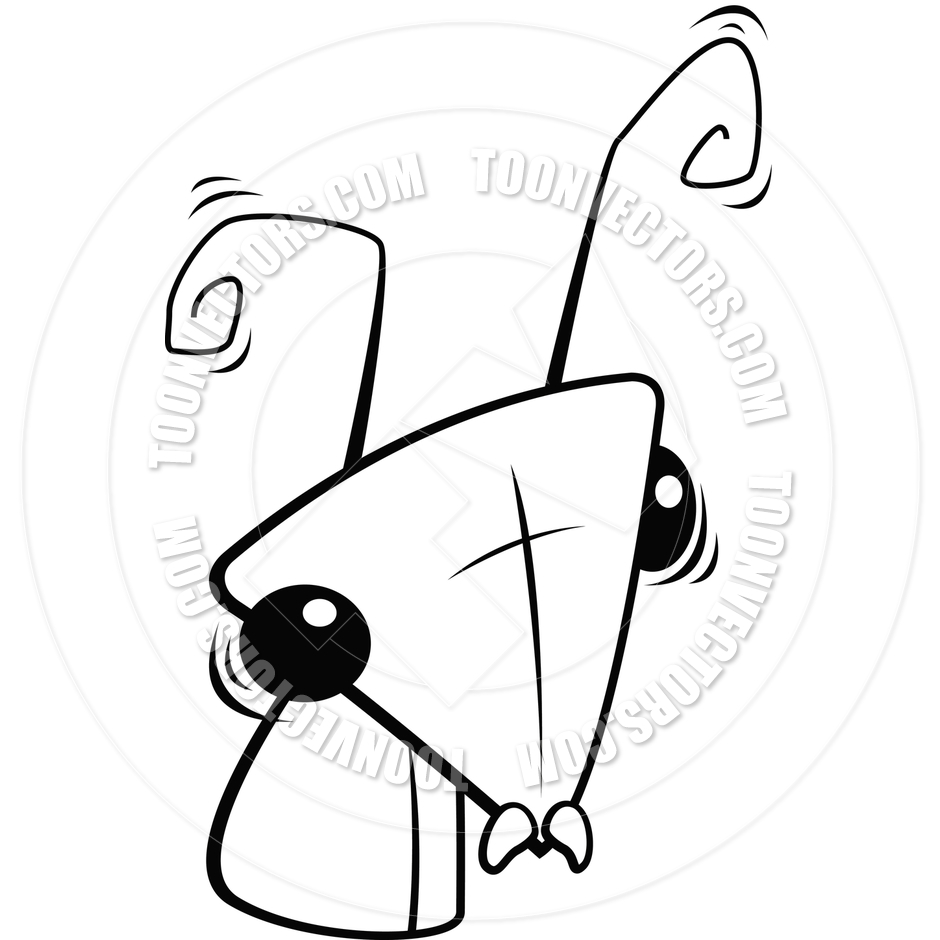 940x940 Cartoon Ant (Black And White Line Art) By Cory Thoman Toon