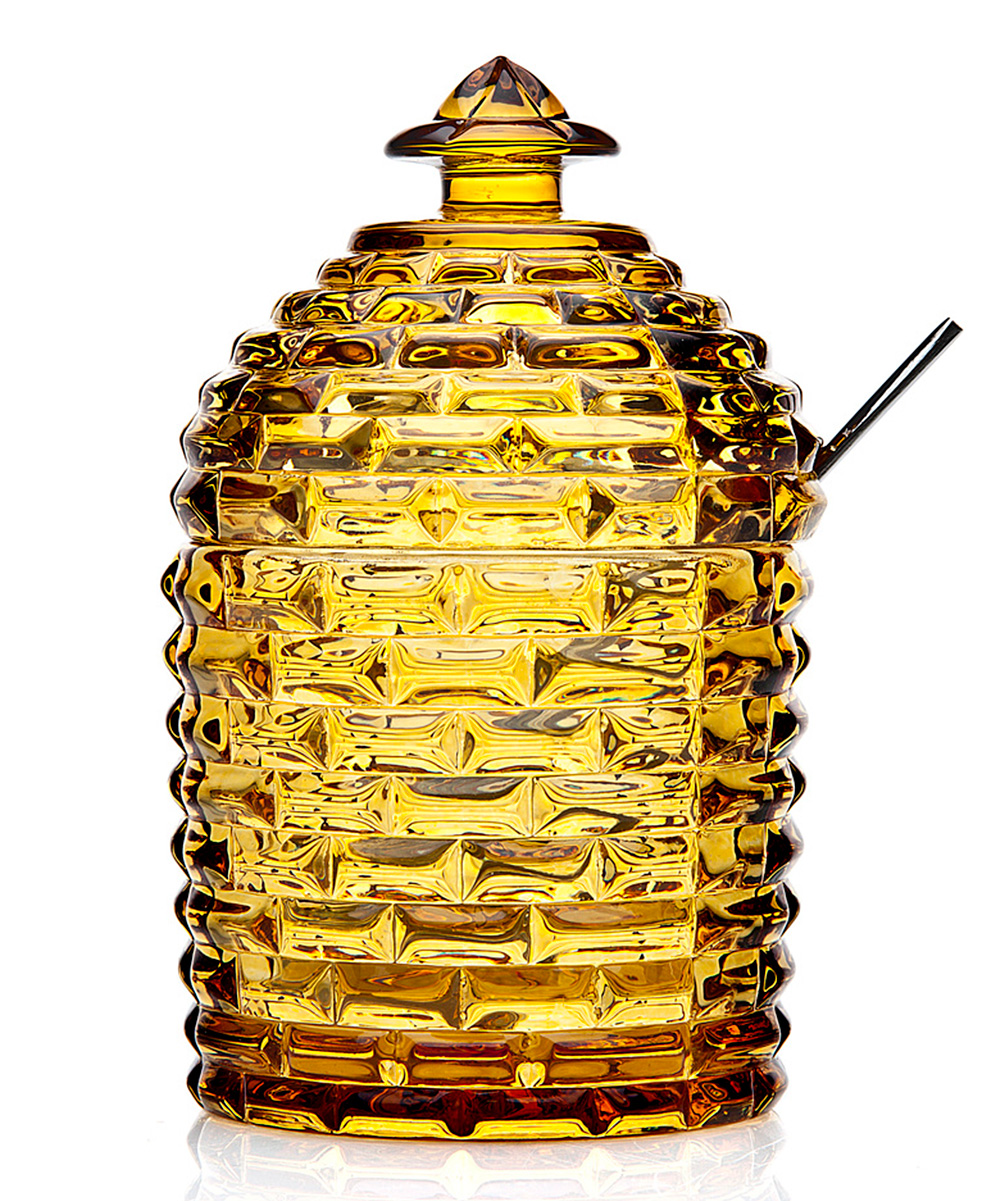 1000x1201 Godinger 43965 Bee Hive Jam Jar In Amber Beehive, Amber And Jar