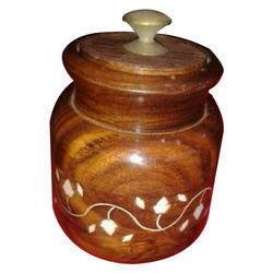 250x250 Wooden Jar