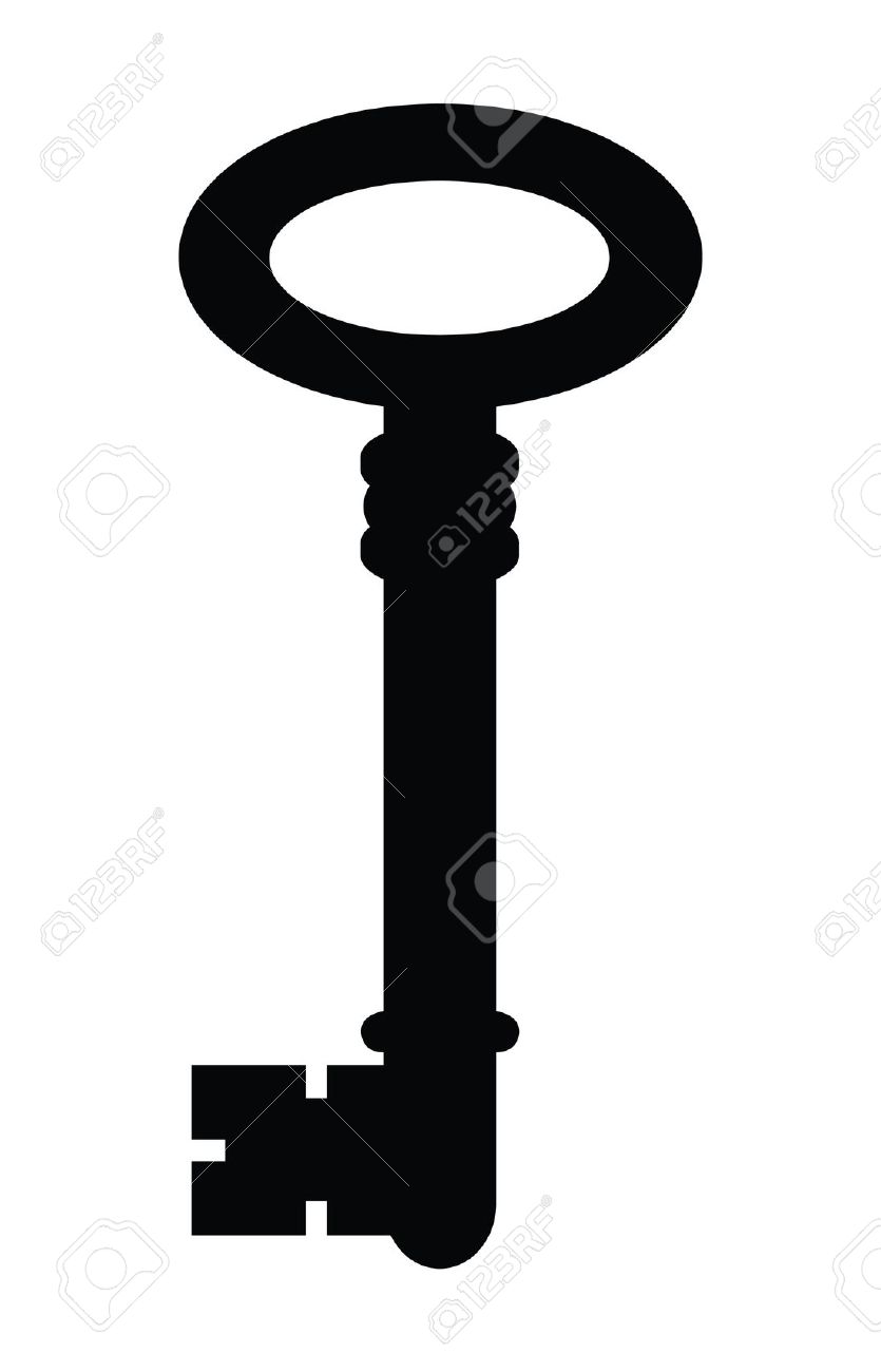 835x1300 Free Skeleton Key Clipart