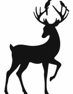 236x301 Deer Head Silhouettes