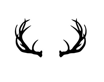340x270 Vector Deer Antler Clip Art Clipart Panda