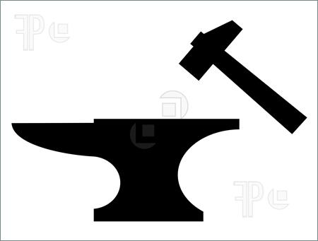 450x341 Anvil Clipart Colonial