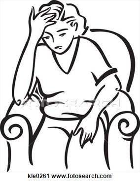 284x370 Anxious Person Clipart