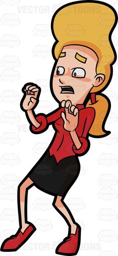 236x509 Fear Clipart Anxious Woman