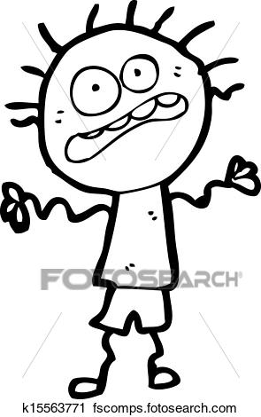 295x470 Clipart Of Cartoon Anxious Man K15563771
