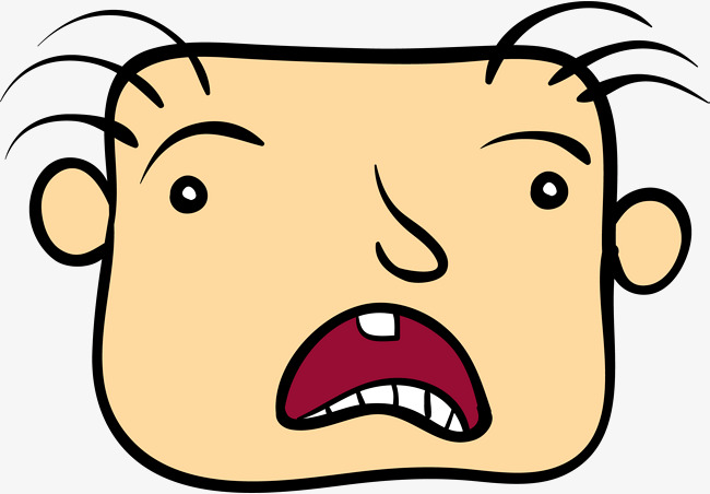 650x452 Cartoon Drawing, Impatient Characters, Simple Strokes, Anxious