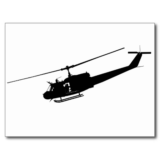 512x512 Huey Helicopter Silhouette Clipart Panda