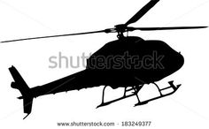 236x146 Apache Helicopter Silhouette