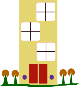 273x300 Apartment Clip Art