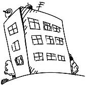 170x170 Clipart Modern Architecture, Apartment House, Logo, Block