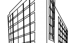 241x150 Impressive Black And White Apartment Building Clip Art Black