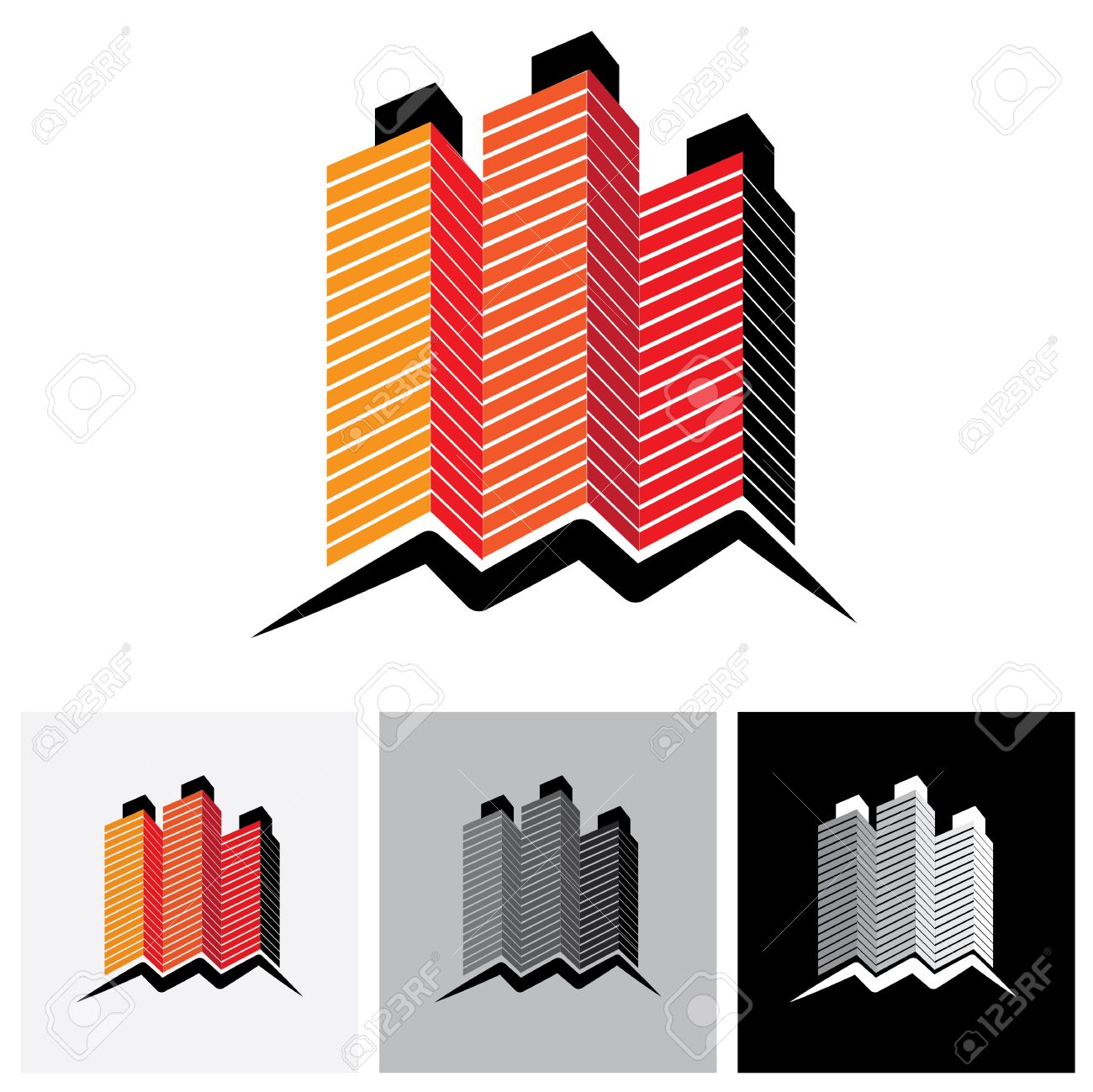 1300x1299 House ( Home ), Office Or Apartment Vector Logo Icon. This