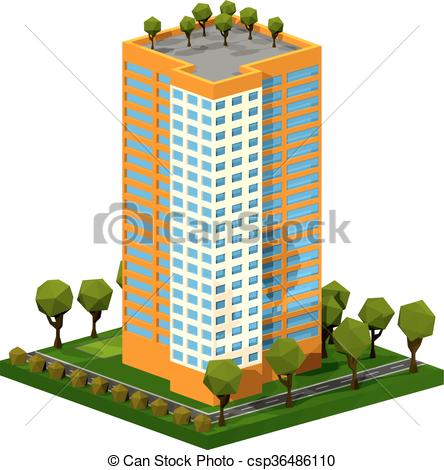 444x470 Bulding Clipart