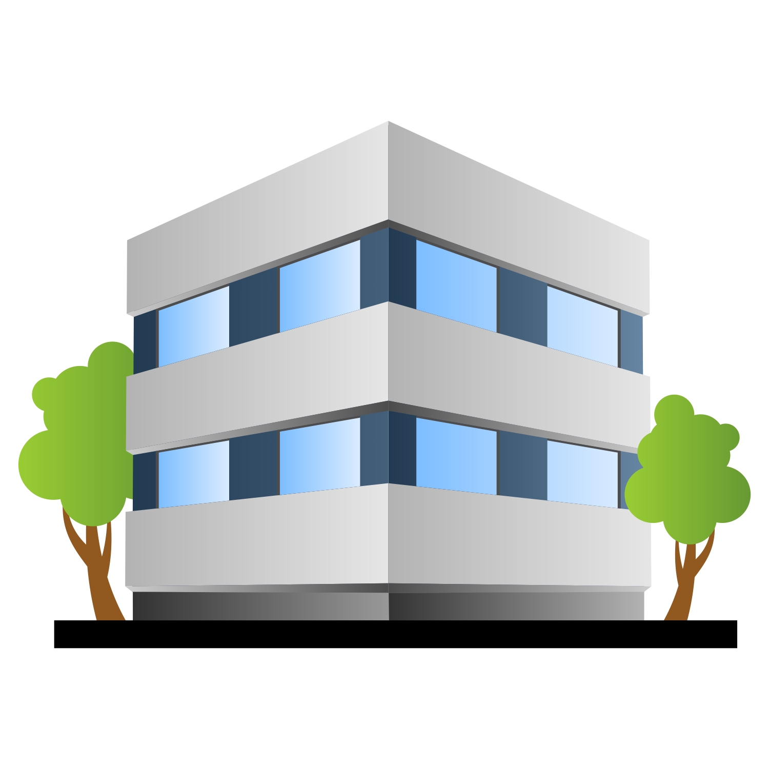 1500x1500 Apartment Complex Clipart Small Building