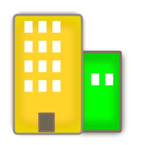 474x474 High Rise Apartment Clip Art