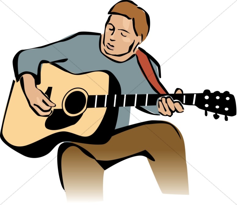 776x671 Guitar Player Leading Worship Worship Clipart