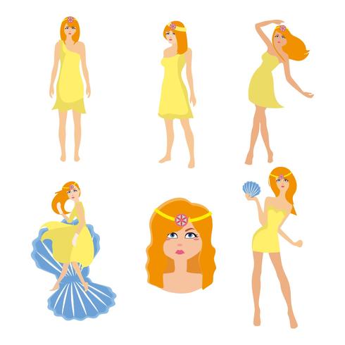 490x490 Free Aphrodite Greek God Vector