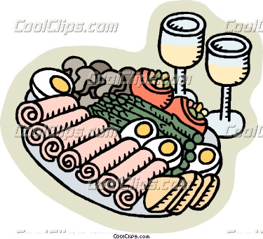 375x341 Appetizers Clipart