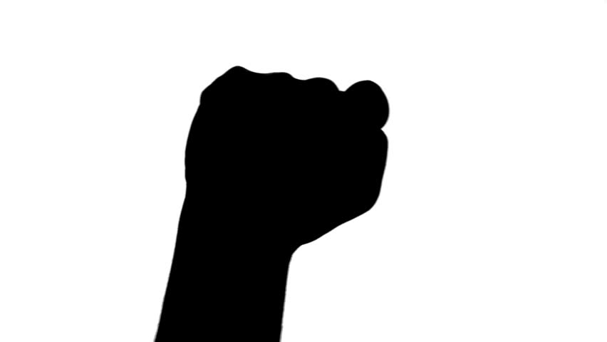 852x480 Moving Male Hands Applauding Side View With Background Sound